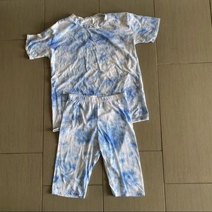 Tie Dye Short & Oversized Tee Set